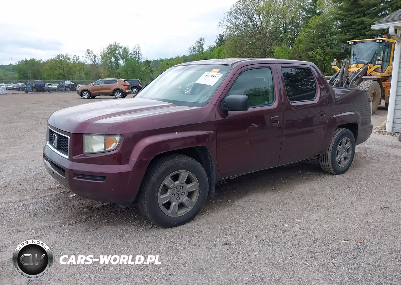 2007 Honda Ridgeline Rtx VIN:2HJYK16377H539656 - 2