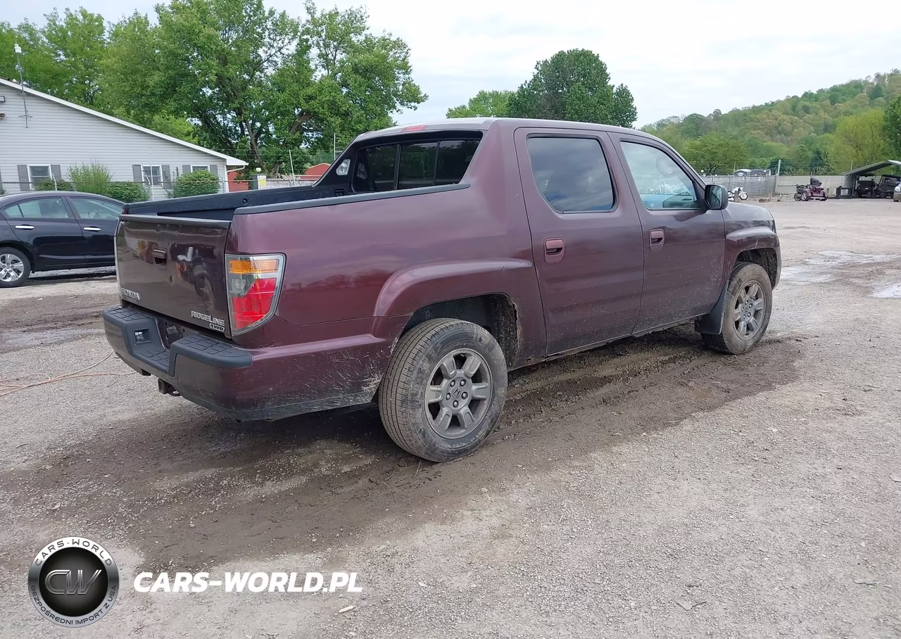 2007 Honda Ridgeline Rtx VIN:2HJYK16377H539656 - 4