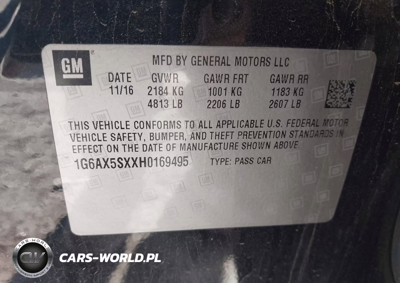 2017 Cadillac Cts Luxury VIN:1G6AX5SXXH0169495 - 9
