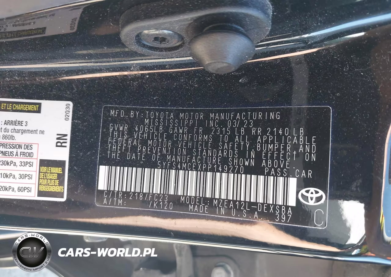 2023 Toyota Corolla Se VIN:5YFS4MCEXPP149270 - 9