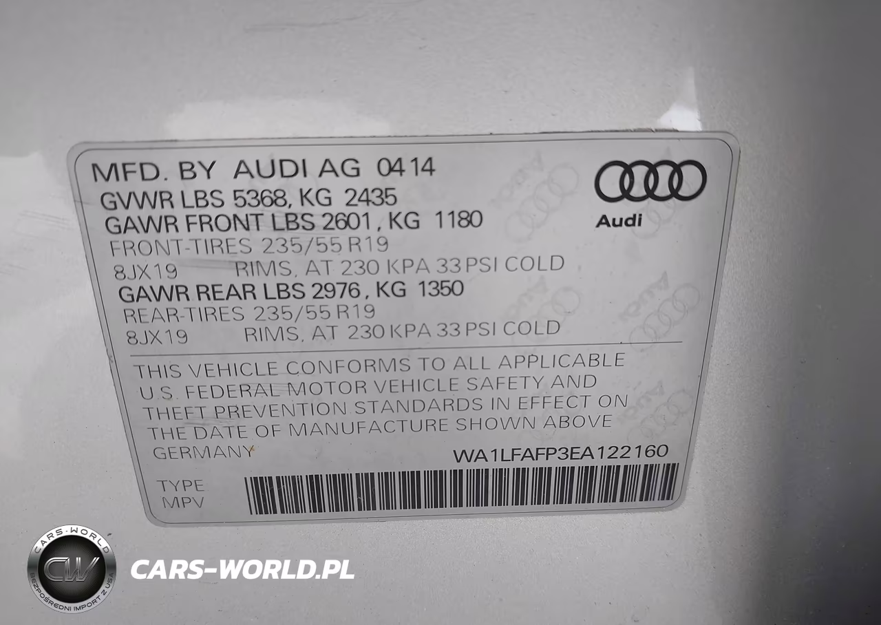 2014 Audi Q5 2.0T Premium VIN:WA1LFAFP3EA122160 - 9