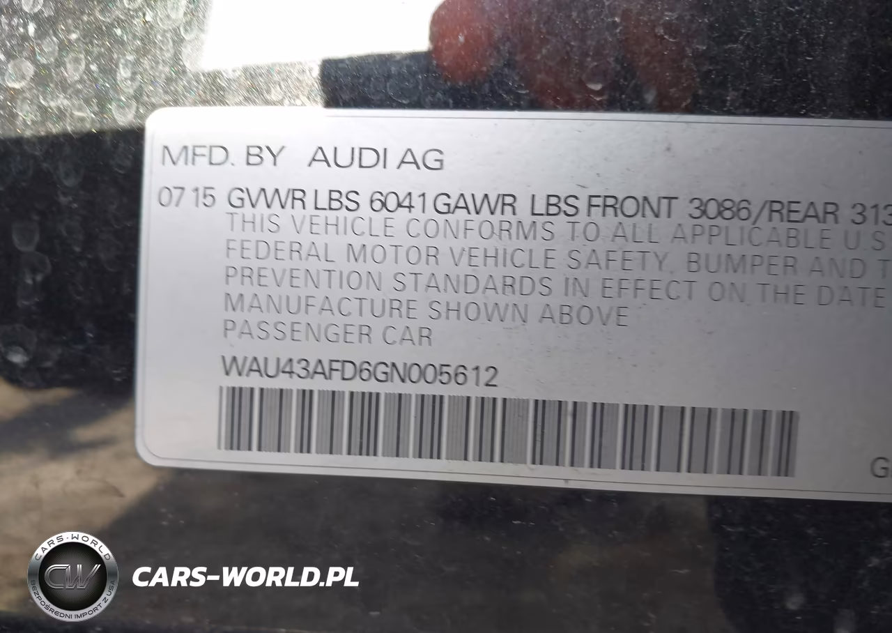 2016 Audi A8 L 4.0T Sport VIN:WAU43AFD6GN005612 - 9