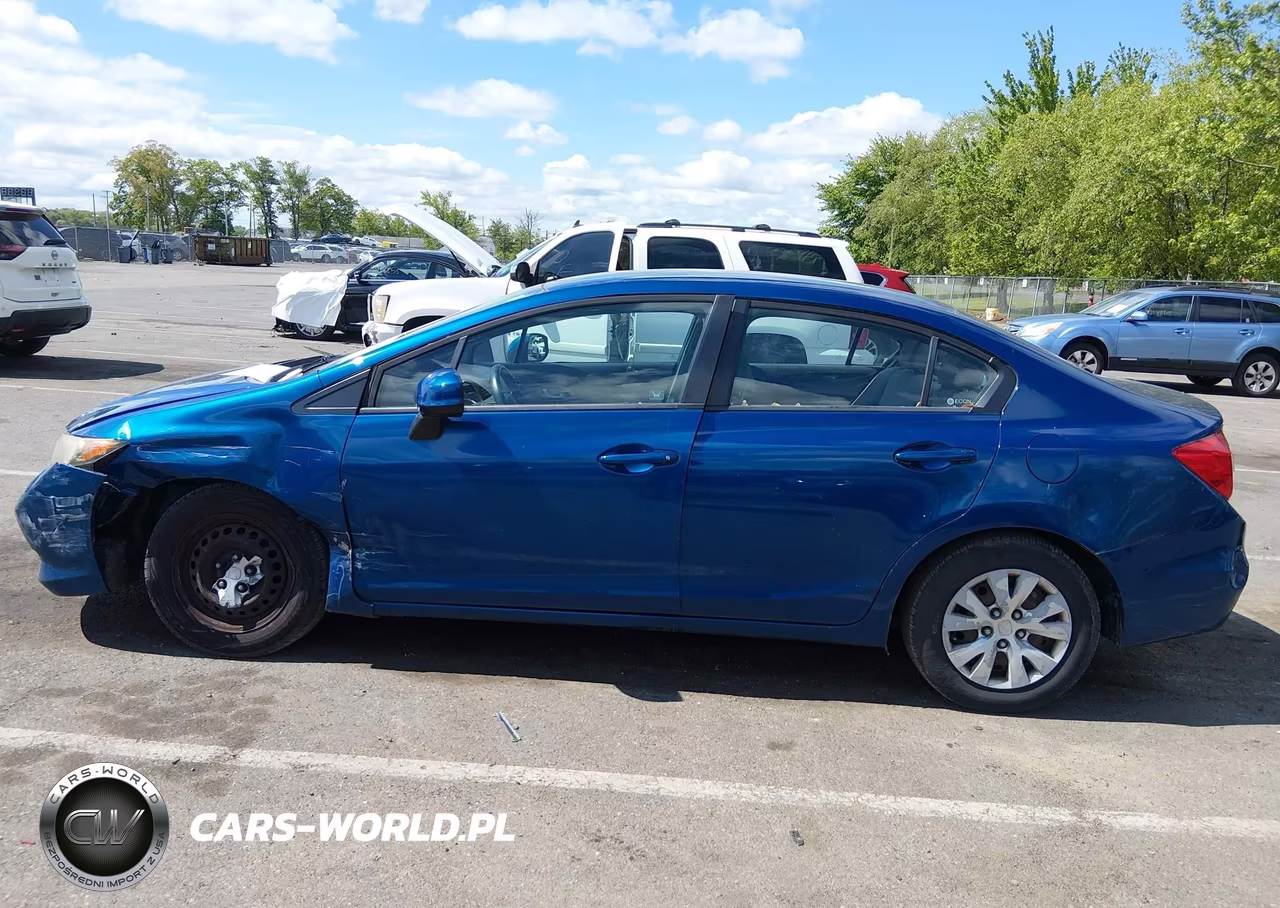 2012 Honda Civic Lx VIN:19XFB2F55CE333924 - 14