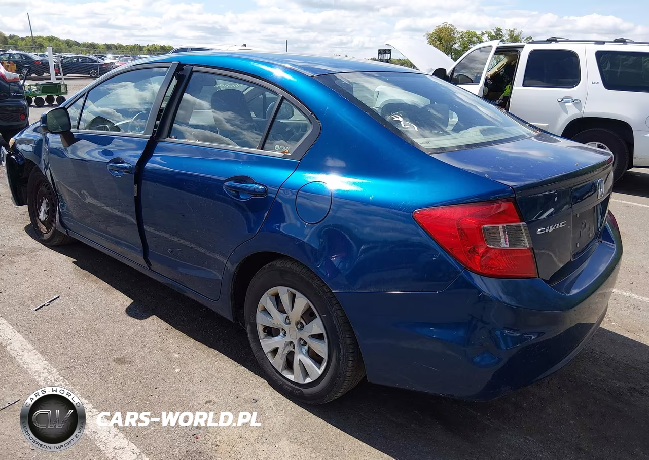 2012 Honda Civic Lx VIN:19XFB2F55CE333924 - 3