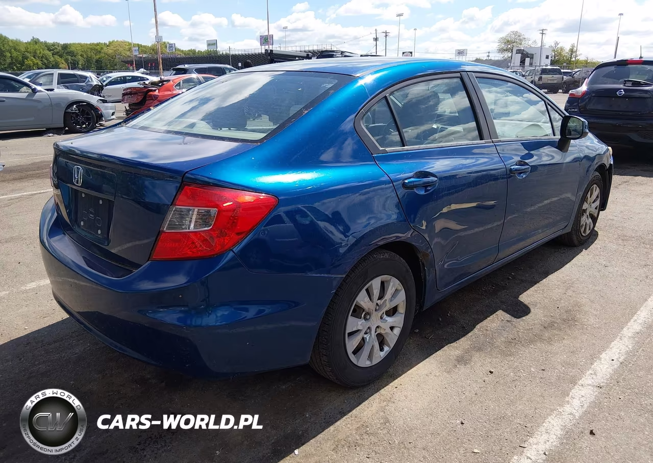 2012 Honda Civic Lx VIN:19XFB2F55CE333924 - 4