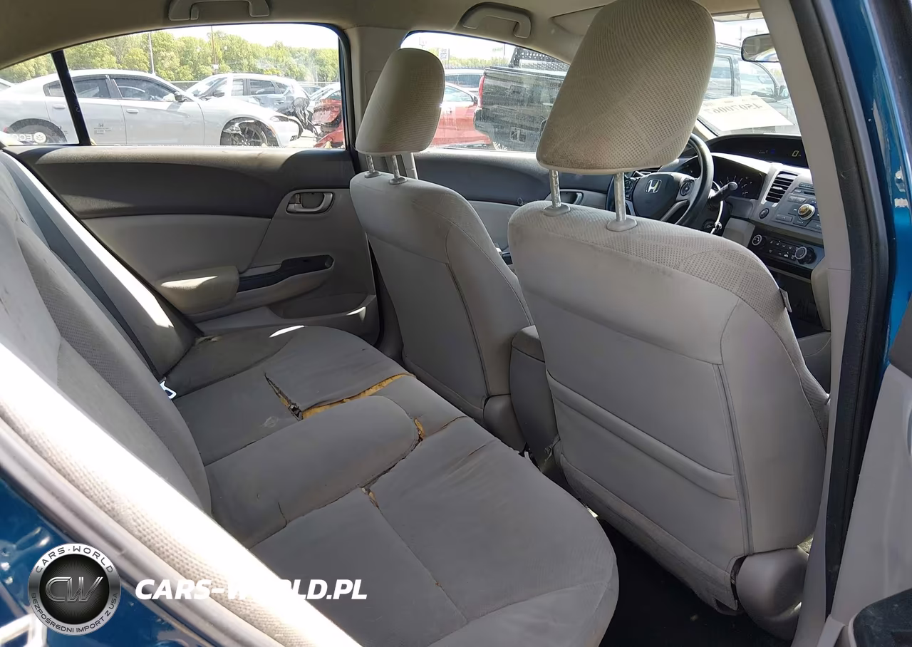 2012 Honda Civic Lx VIN:19XFB2F55CE333924 - 8