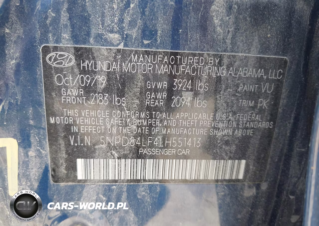 2020 Hyundai Elantra Sel VIN:5NPD84LF4LH551413 - 9