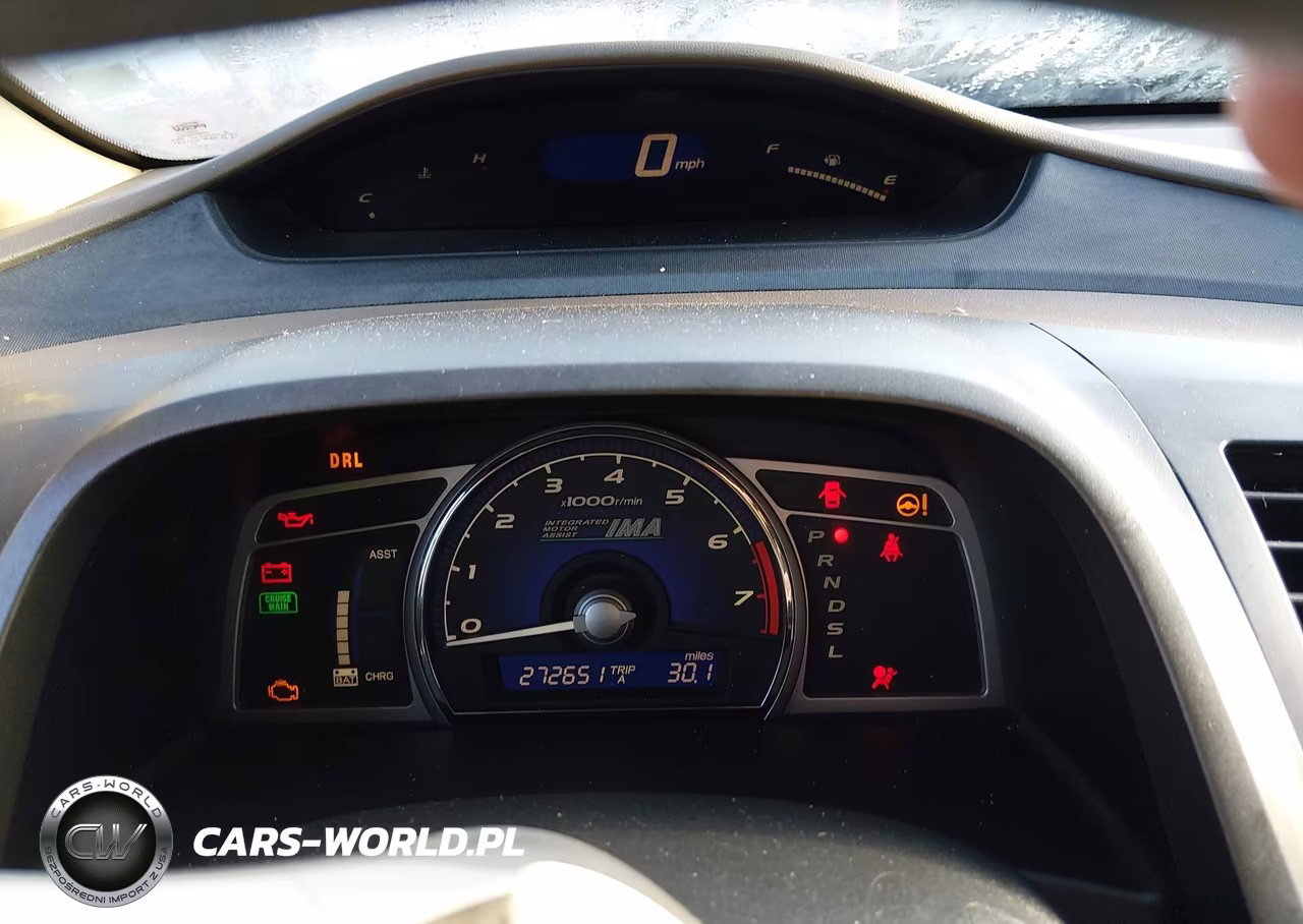 2008 Honda Civic Hybrid VIN:JHMFA36298S023728 - 7