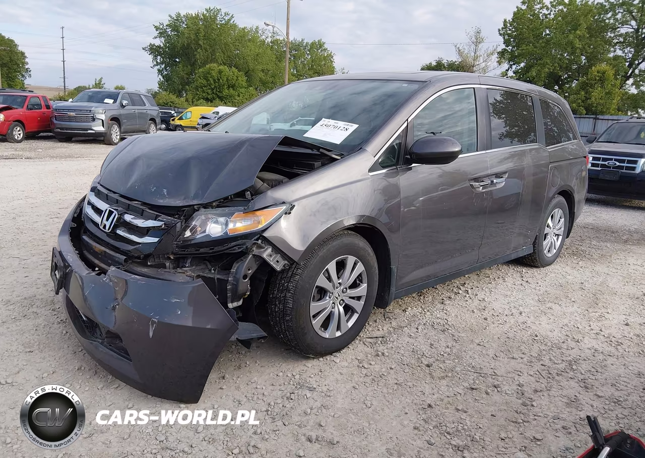 2016 Honda Odyssey Ex-L VIN:5FNRL5H68GB153077 - 2