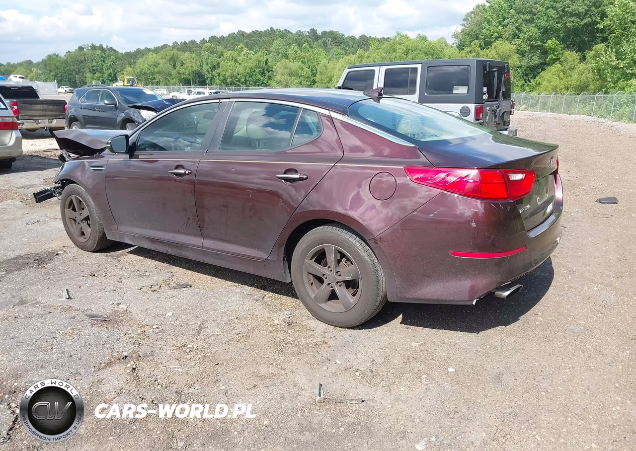 2015 Kia Optima Lx VIN:5XXGM4A75FG462552 - 3