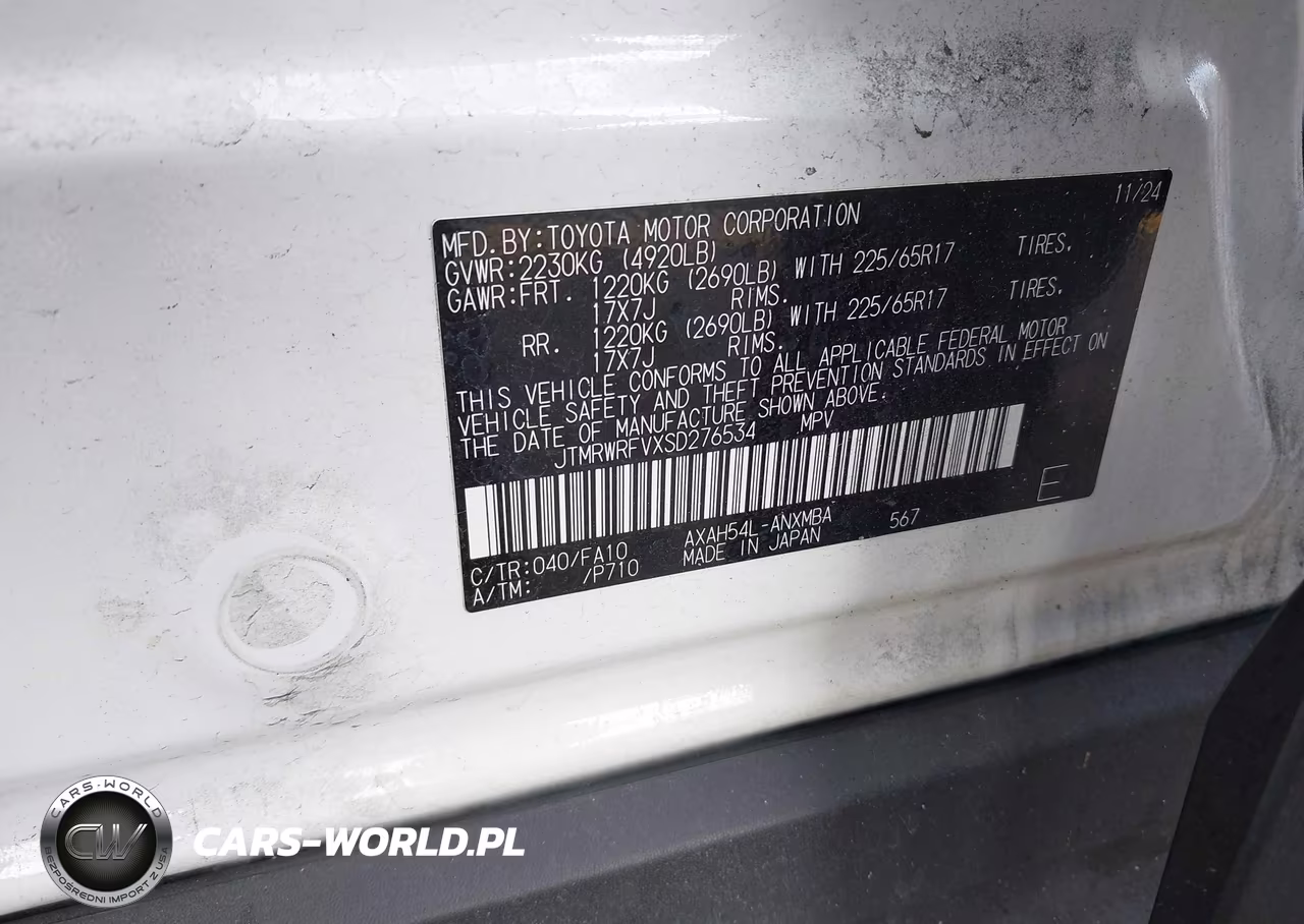 2025 Toyota Rav4 Hybrid Xle VIN:JTMRWRFVXSD276534 - 8