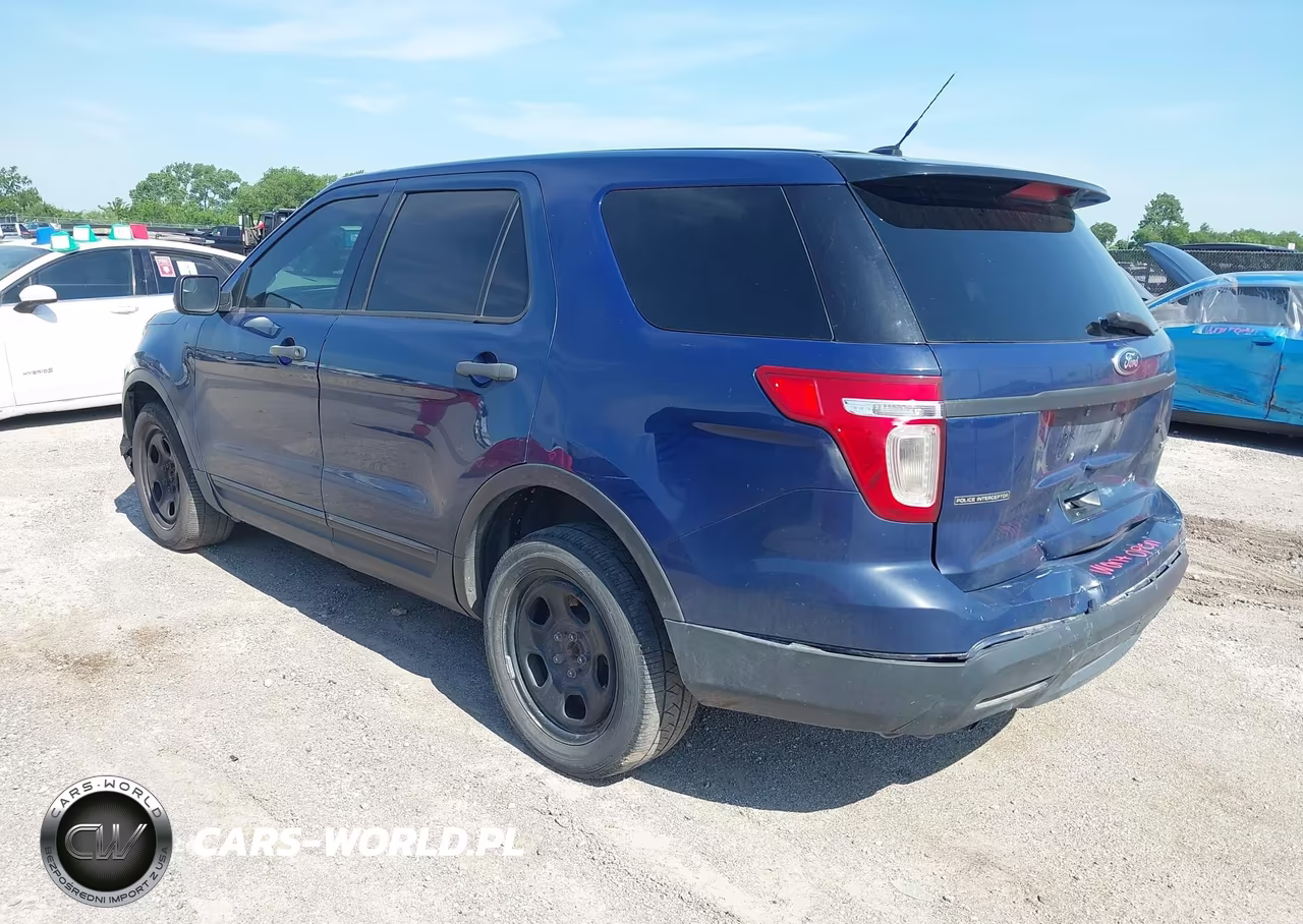 2014 Ford Utility Police Interceptor VIN:1FM5K8AR0EGB38384 - 3