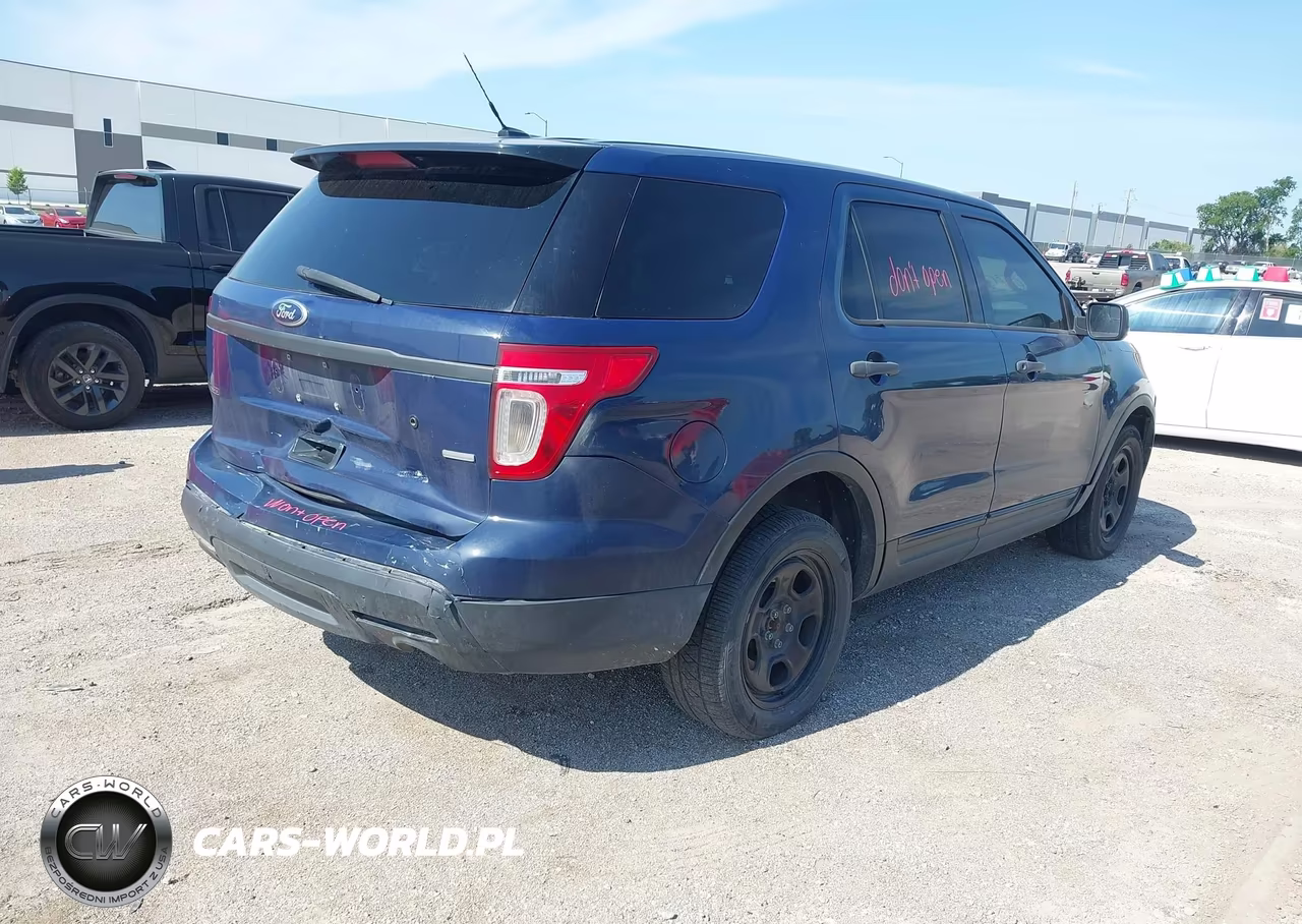 2014 Ford Utility Police Interceptor VIN:1FM5K8AR0EGB38384 - 4