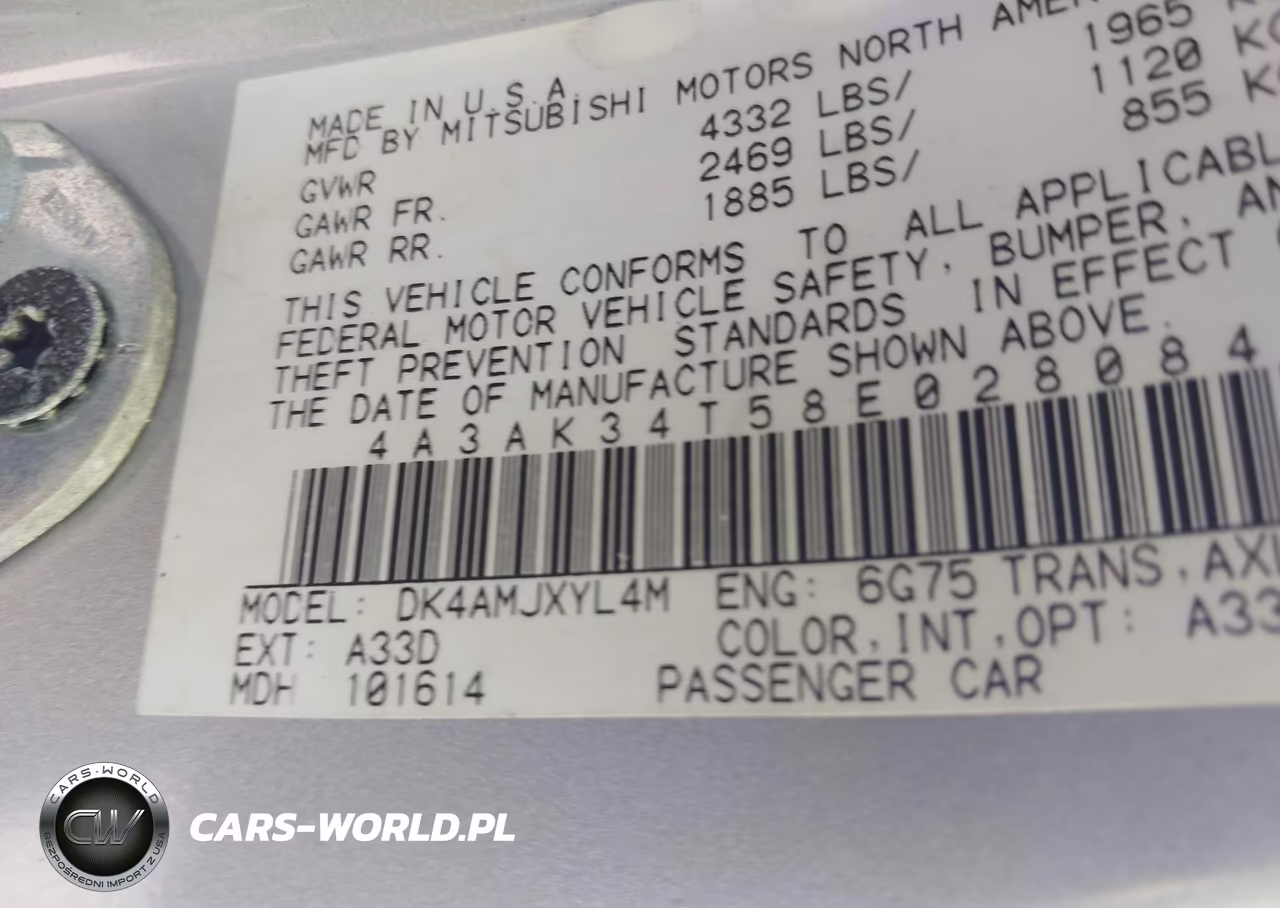 2008 Mitsubishi Eclipse Gt VIN:4A3AK34T58E028084 - 9