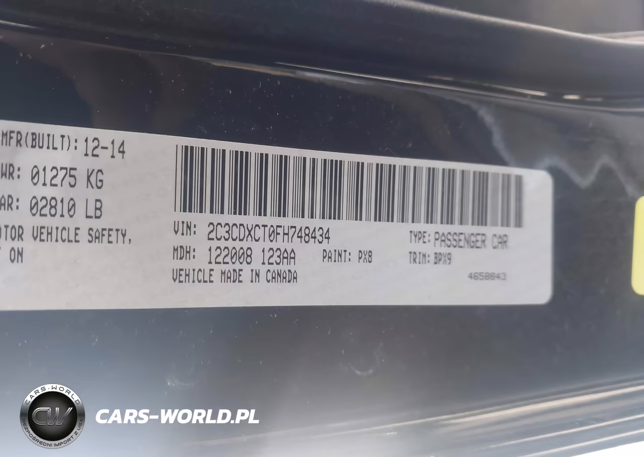 2015 Dodge Charger R-T VIN:2C3CDXCT0FH748434 - 9