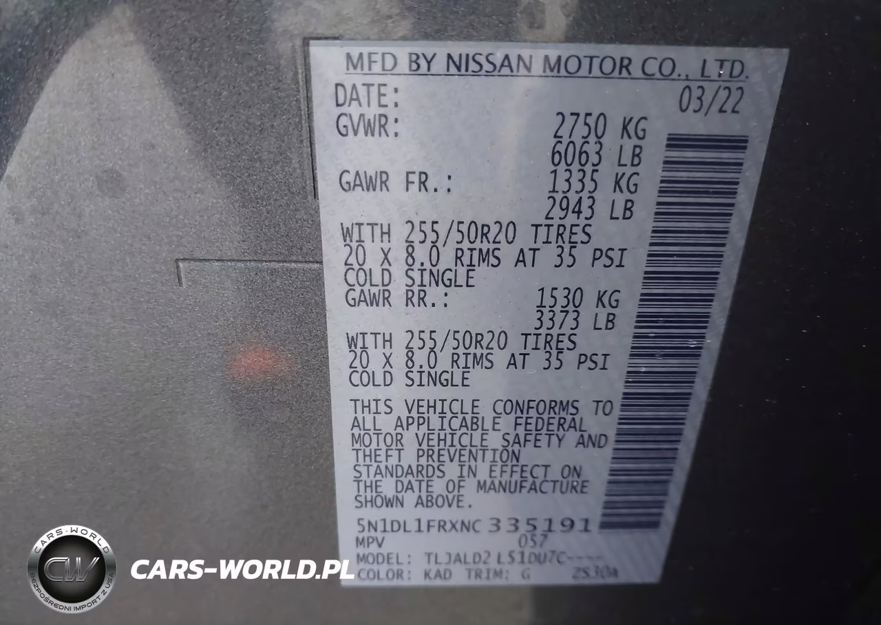2022 Infiniti Qx60 Luxe VIN:5N1DL1FRXNC335191 - 9