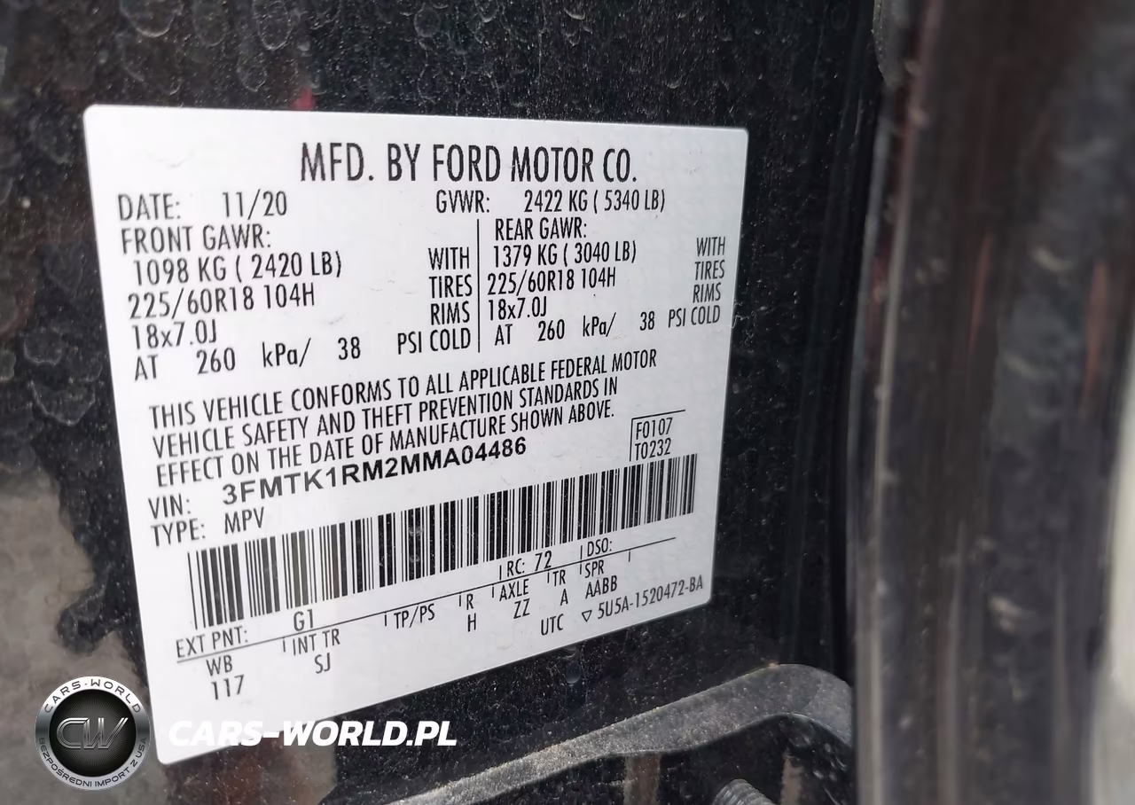 2021 Ford Mustang Mach-E Select VIN:3FMTK1RM2MMA04486 - 9