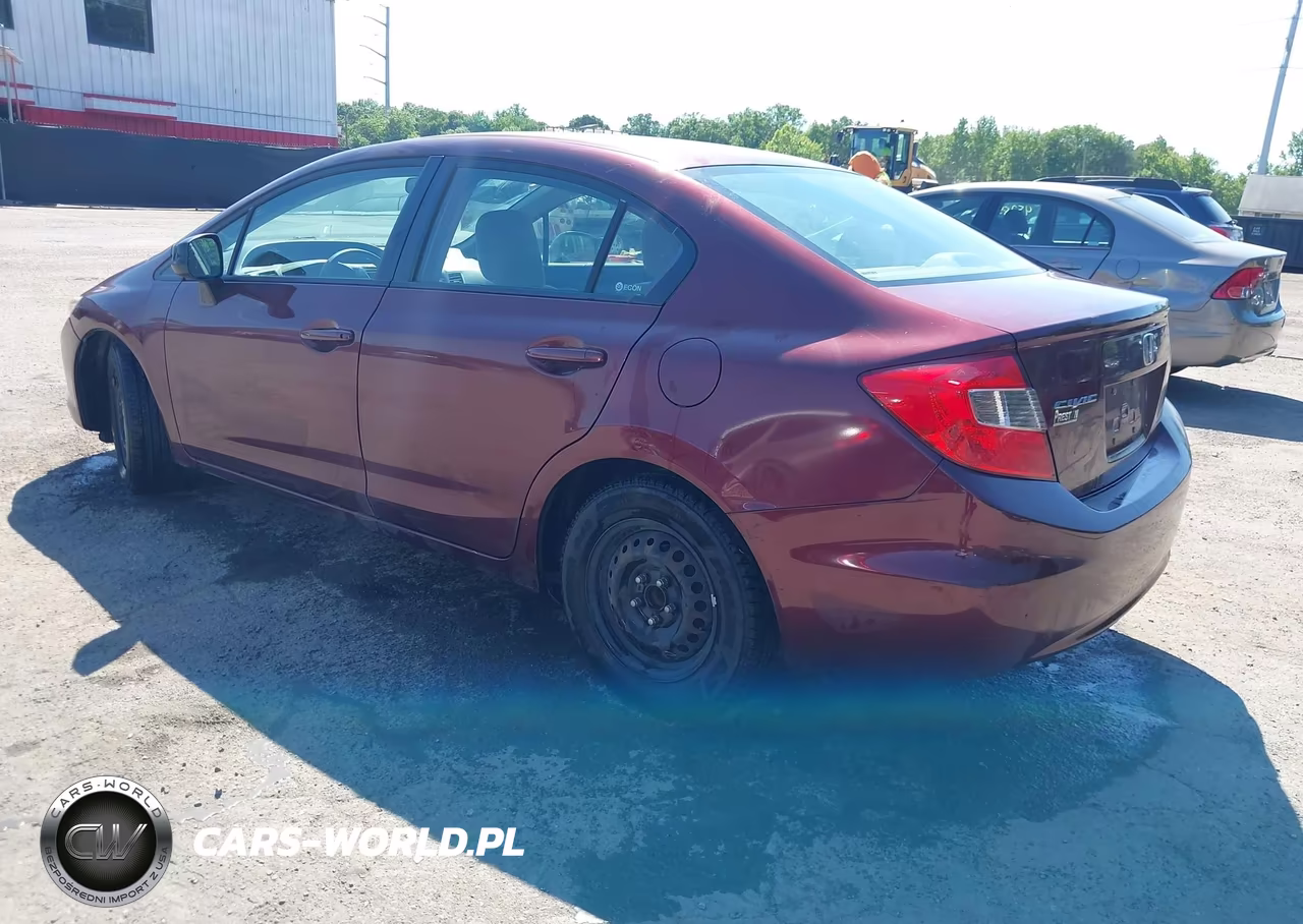 2012 Honda Civic Lx VIN:2HGFB2F57CH564930 - 3