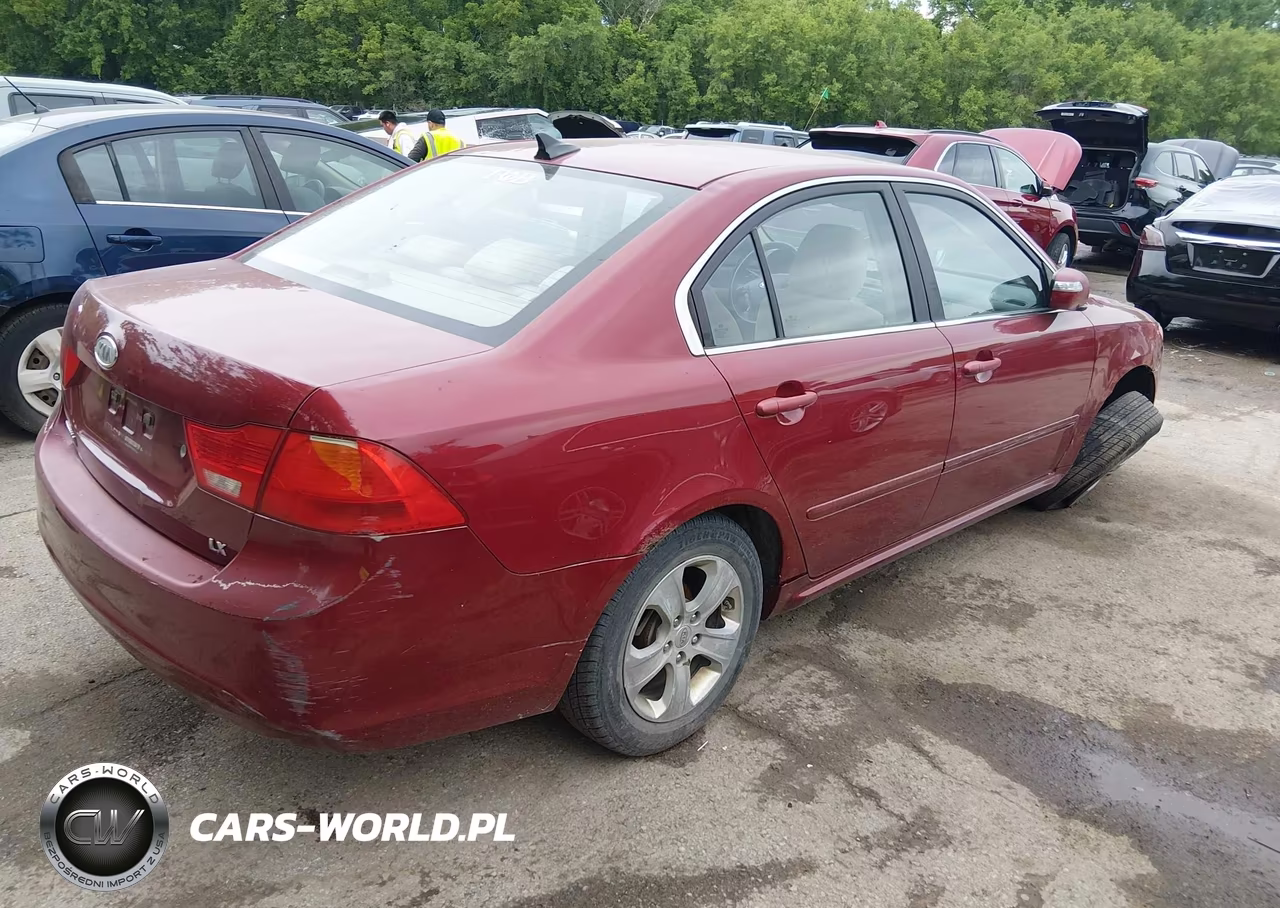 2009 Kia Optima Lx VIN:KNAGE228895321313 - 4
