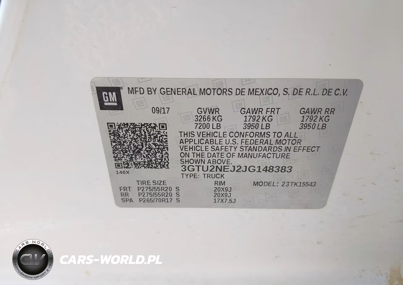 2018 GMC Sierra 1500 Slt VIN:3GTU2NEJ2JG148383 - 9
