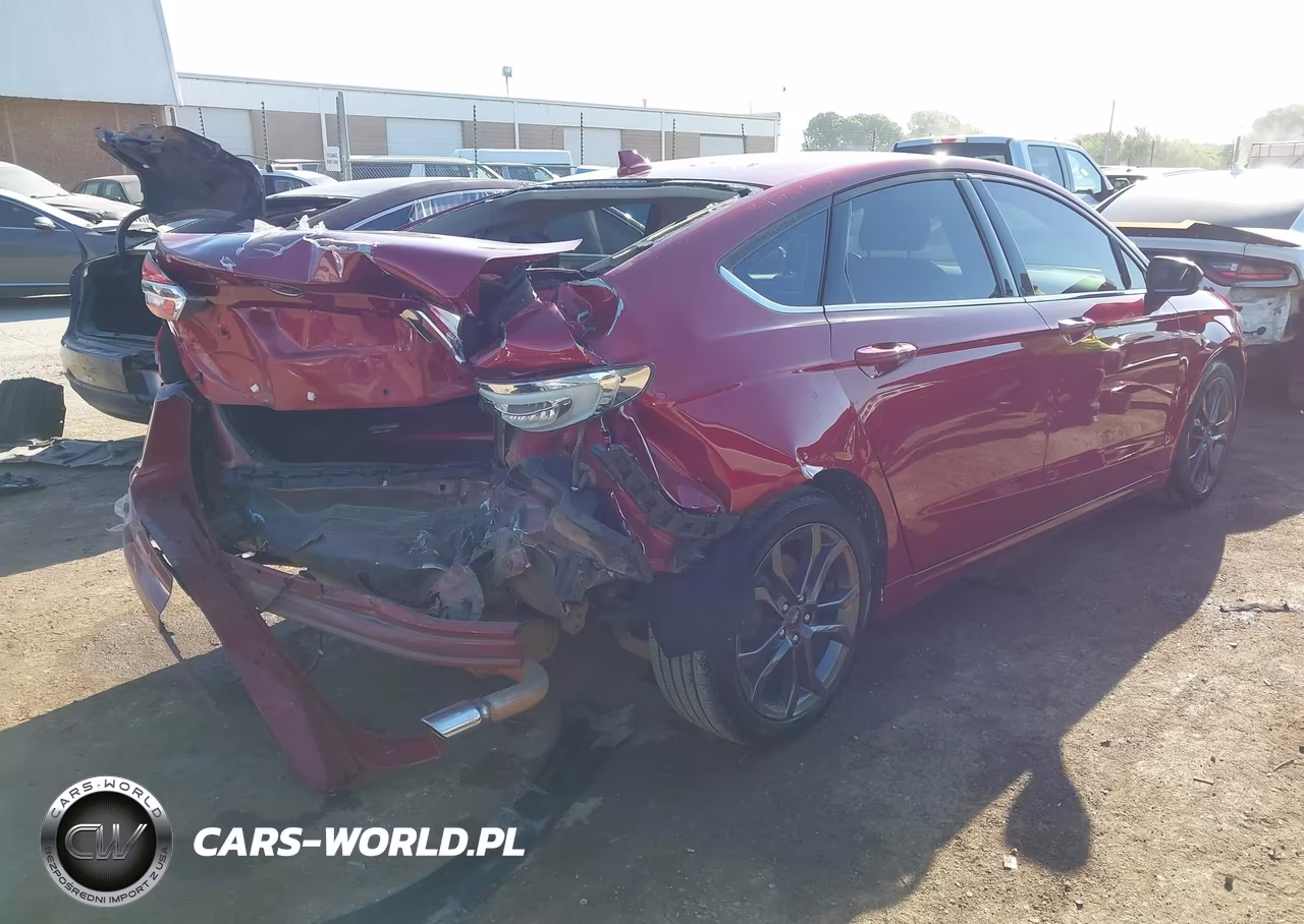 2019 Ford Fusion Se VIN:3FA6P0HD6KR133013 - 4