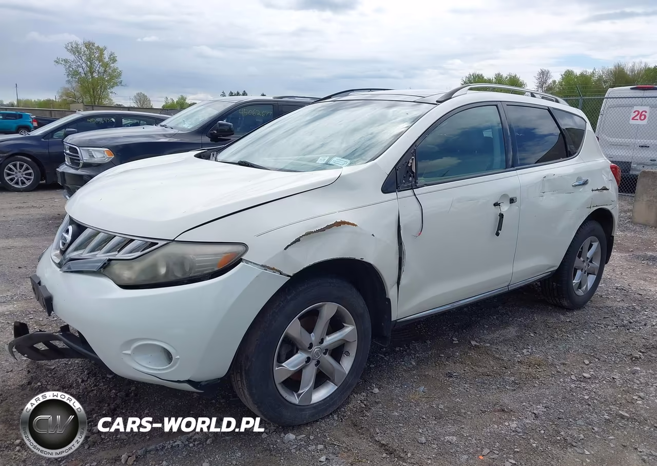 2009 Nissan Murano Sl VIN:JN8AZ18W79W206164 - 2