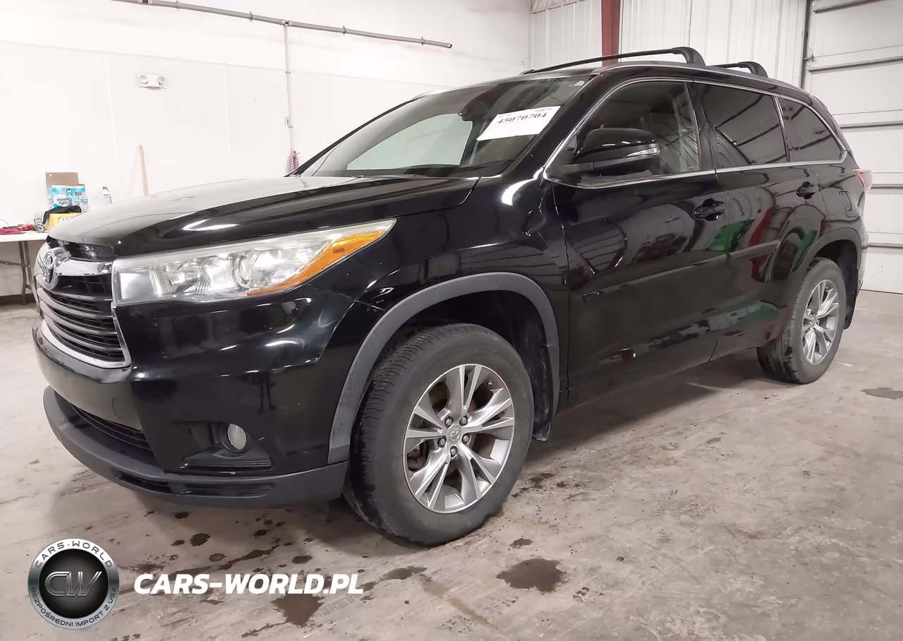 2015 Toyota Highlander Xle V6 VIN:5TDKKRFH9FS102276 - 2
