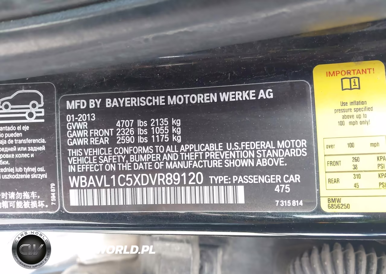 2013 BMW X1 xDrive28I VIN:WBAVL1C5XDVR89120 - 9
