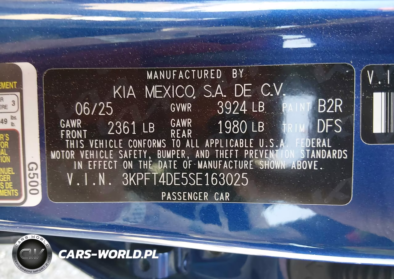 2025 Kia K4 Lxs VIN:3KPFT4DE5SE163025 - 9