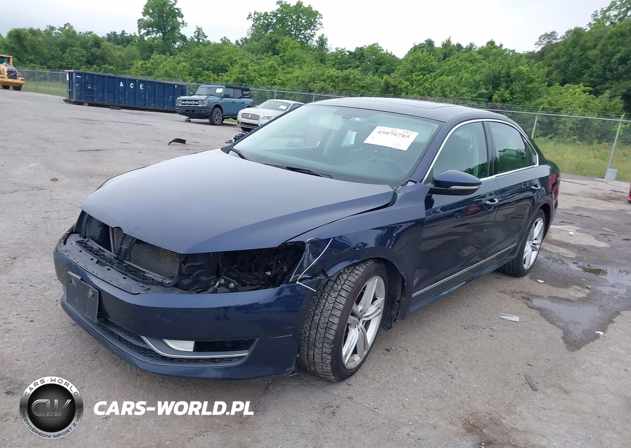 2012 Volkswagen Passat 3.6L V6 Sel Premium VIN:1VWCM7A37CC001942 - 2