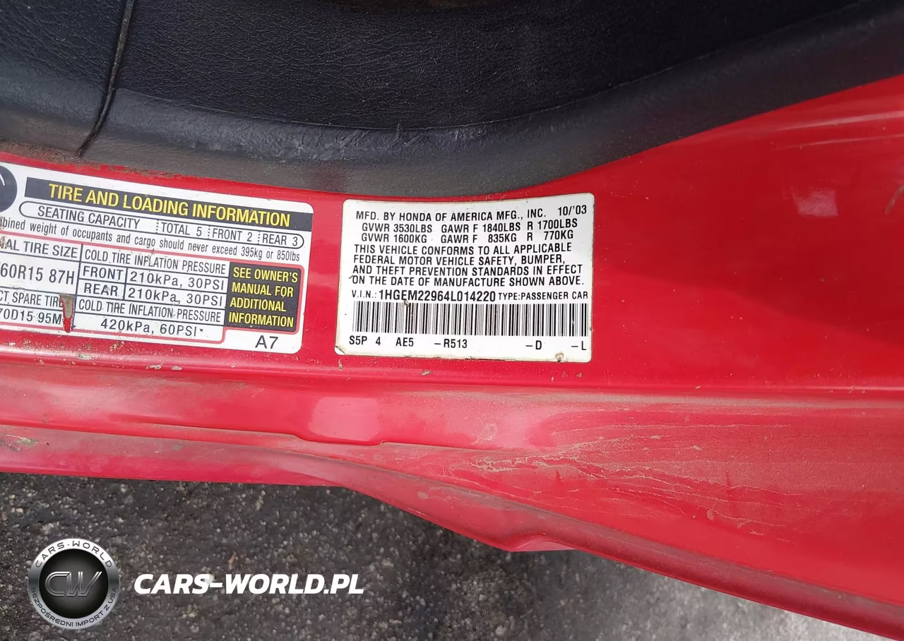 2004 Honda Civic Ex VIN:1HGEM22964L014220 - 9