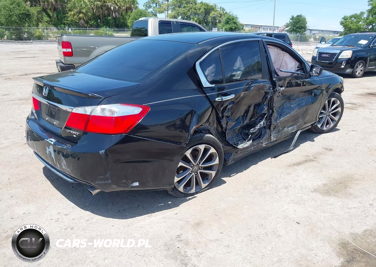 2014 Honda Accord Sport VIN:1HGCR2F52EA091941 - 4