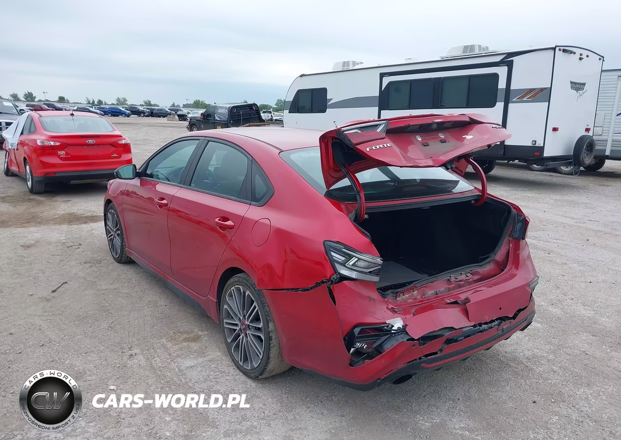 2021 Kia Forte Gt VIN:3KPF44ACXME352286 - 3
