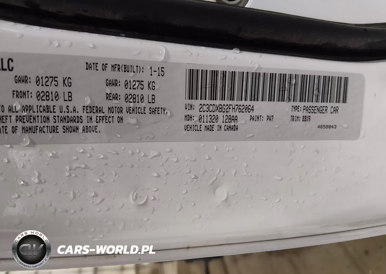 2015 Dodge Charger Se VIN:2C3CDXBG2FH762064 - 9