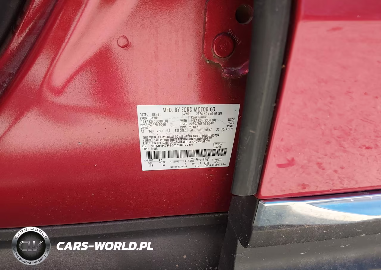 2012 Ford Explorer Limited VIN:1FMHK7F96CGA07781 - 9