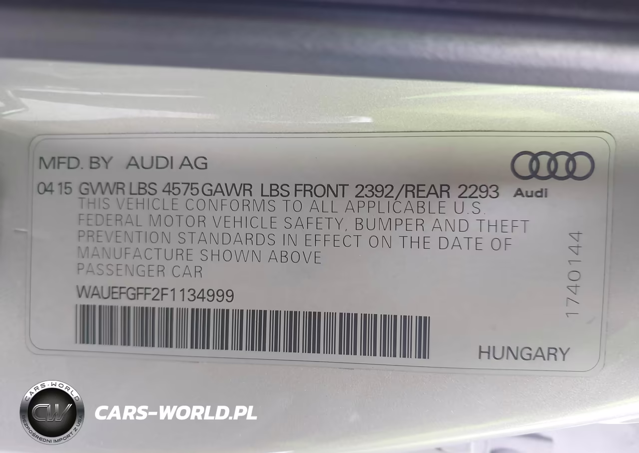 2015 Audi A3 2.0T Premium VIN:WAUEFGFF2F1134999 - 9