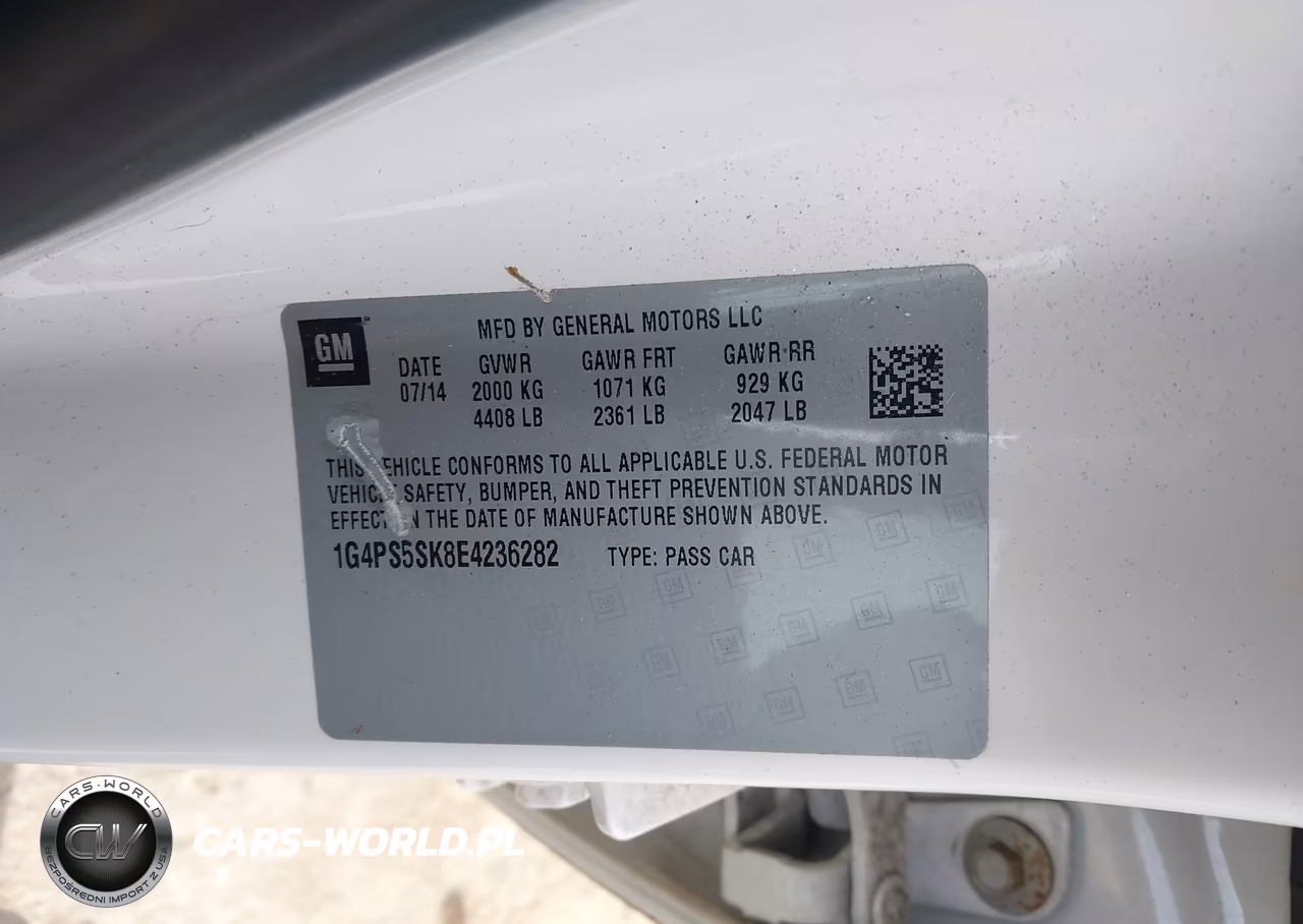2014 Buick Verano Leather Group VIN:1G4PS5SK8E4236282 - 9