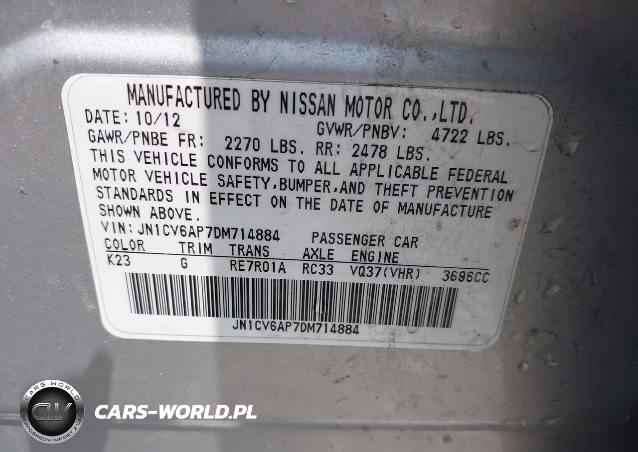 2013 Infiniti G37 Journey VIN:JN1CV6AP7DM714884 - 9