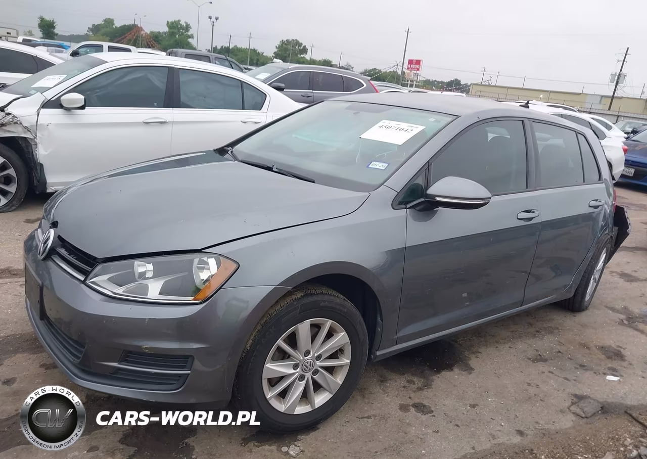 2015 Volkswagen Golf Tsi S 4-Door VIN:3VW217AU8FM014280 - 2