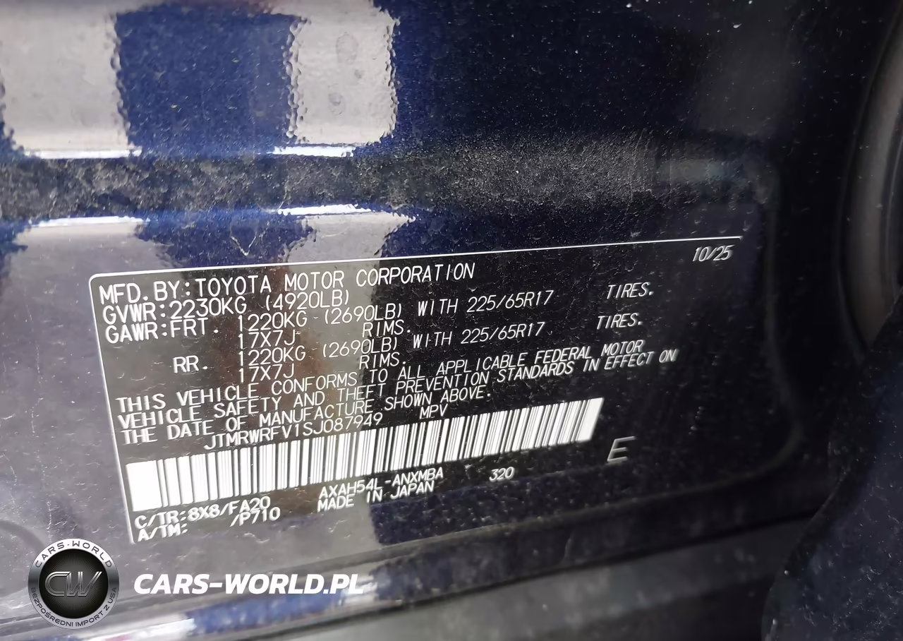 2025 Toyota Rav4 Hybrid Xle VIN:JTMRWRFV1SJ087949 - 9
