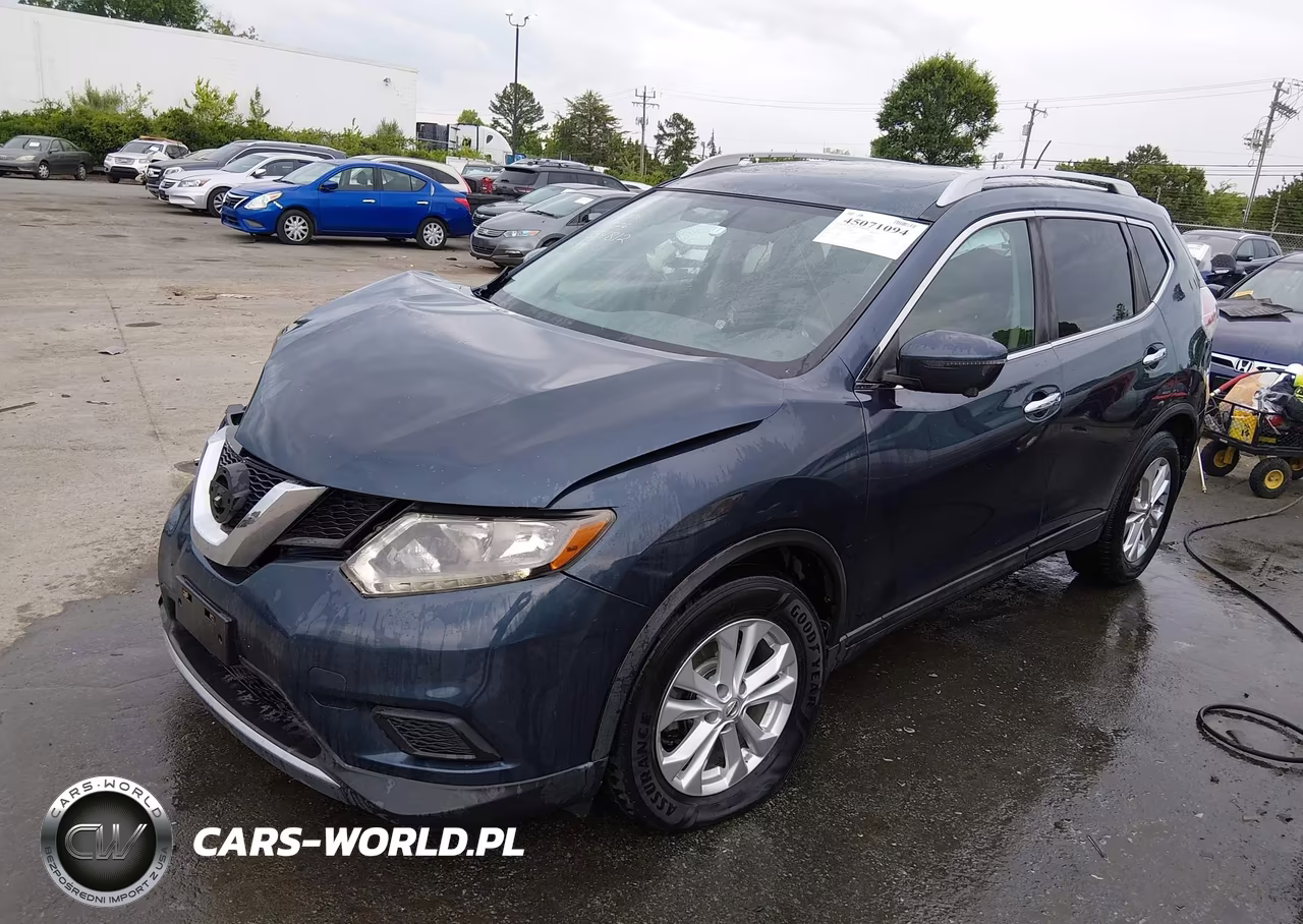 2016 Nissan Rogue Sv VIN:5N1AT2MV9GC854812 - 2