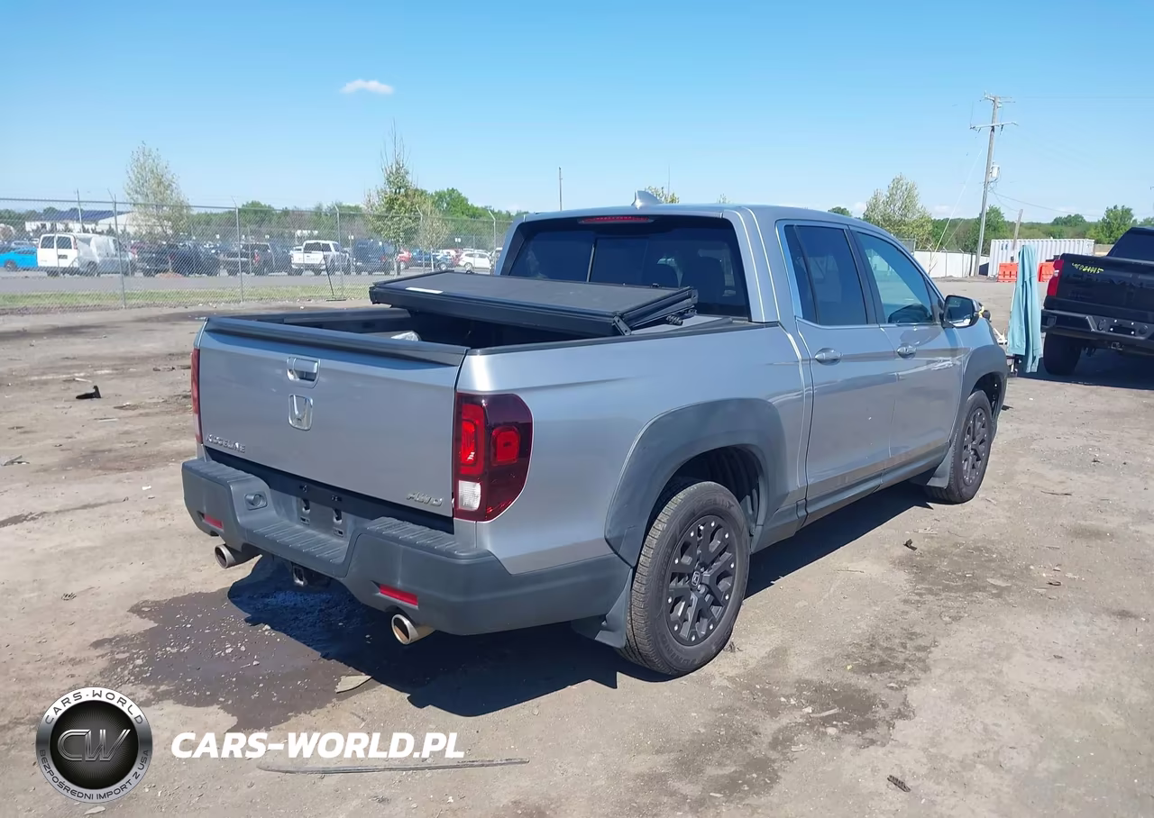 2021 Honda Ridgeline Awd Rtl VIN:5FPYK3F58MB007214 - 4