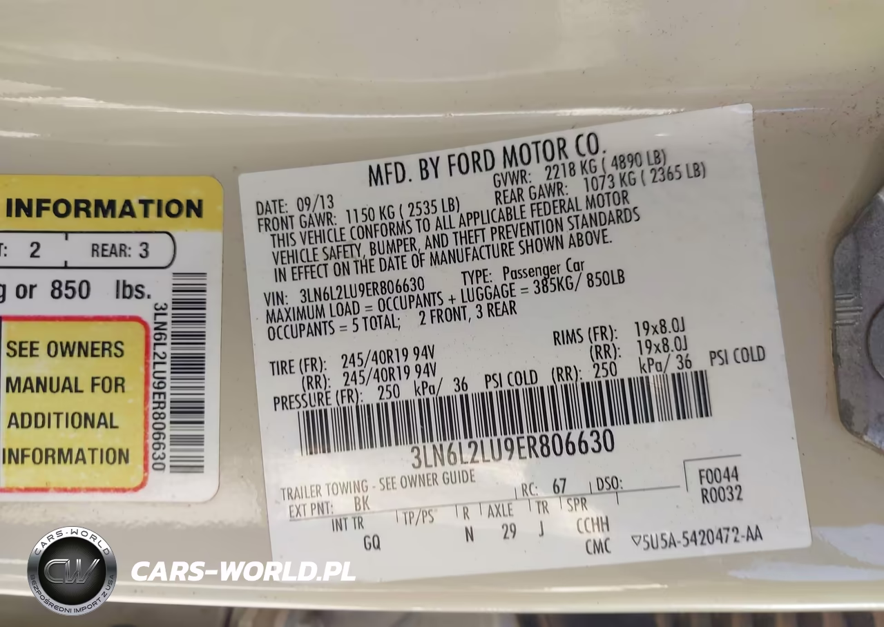 2014 Lincoln Mkz Hybrid VIN:3LN6L2LU9ER806630 - 9