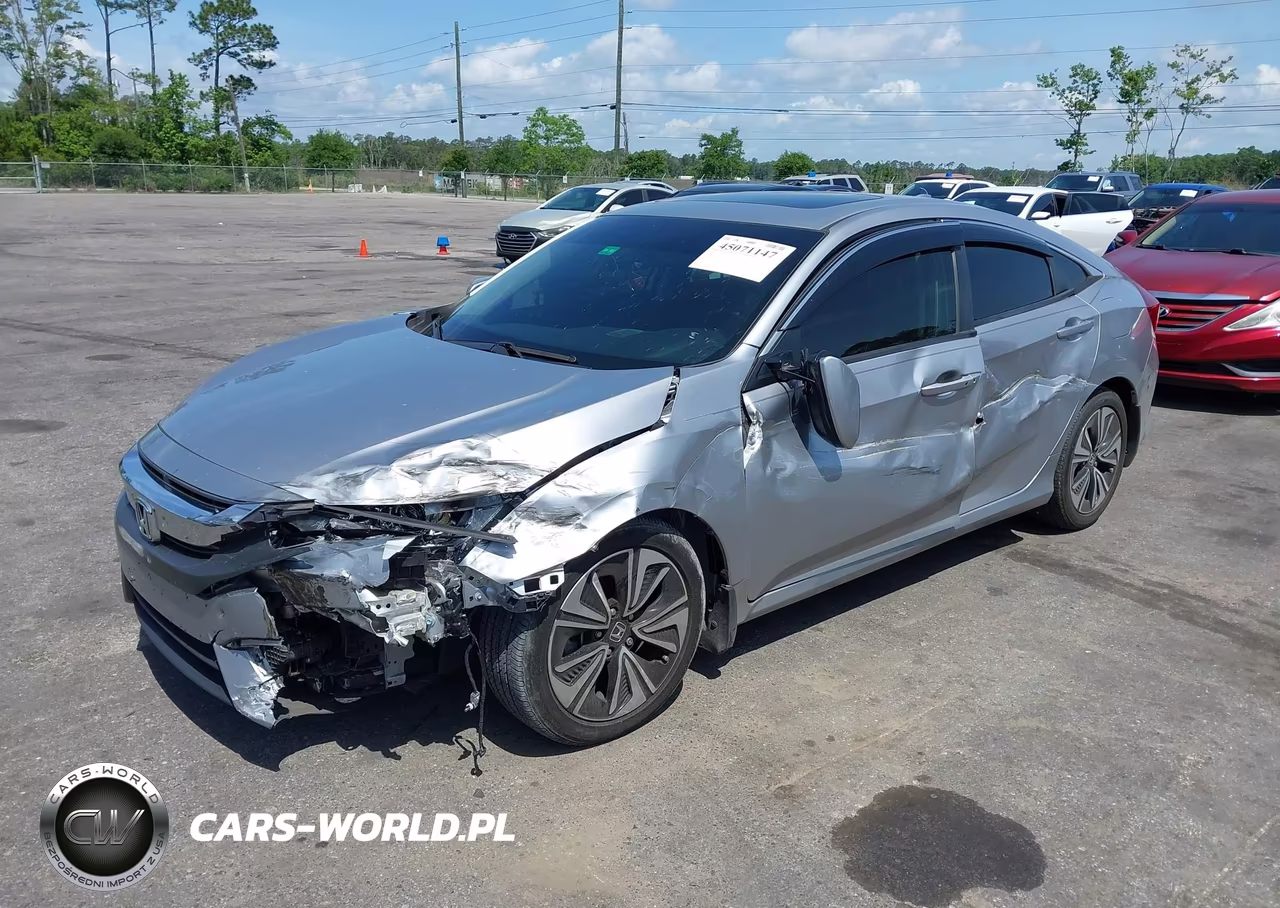 2018 Honda Civic Ex-L VIN:JHMFC1F75JX035538 - 2