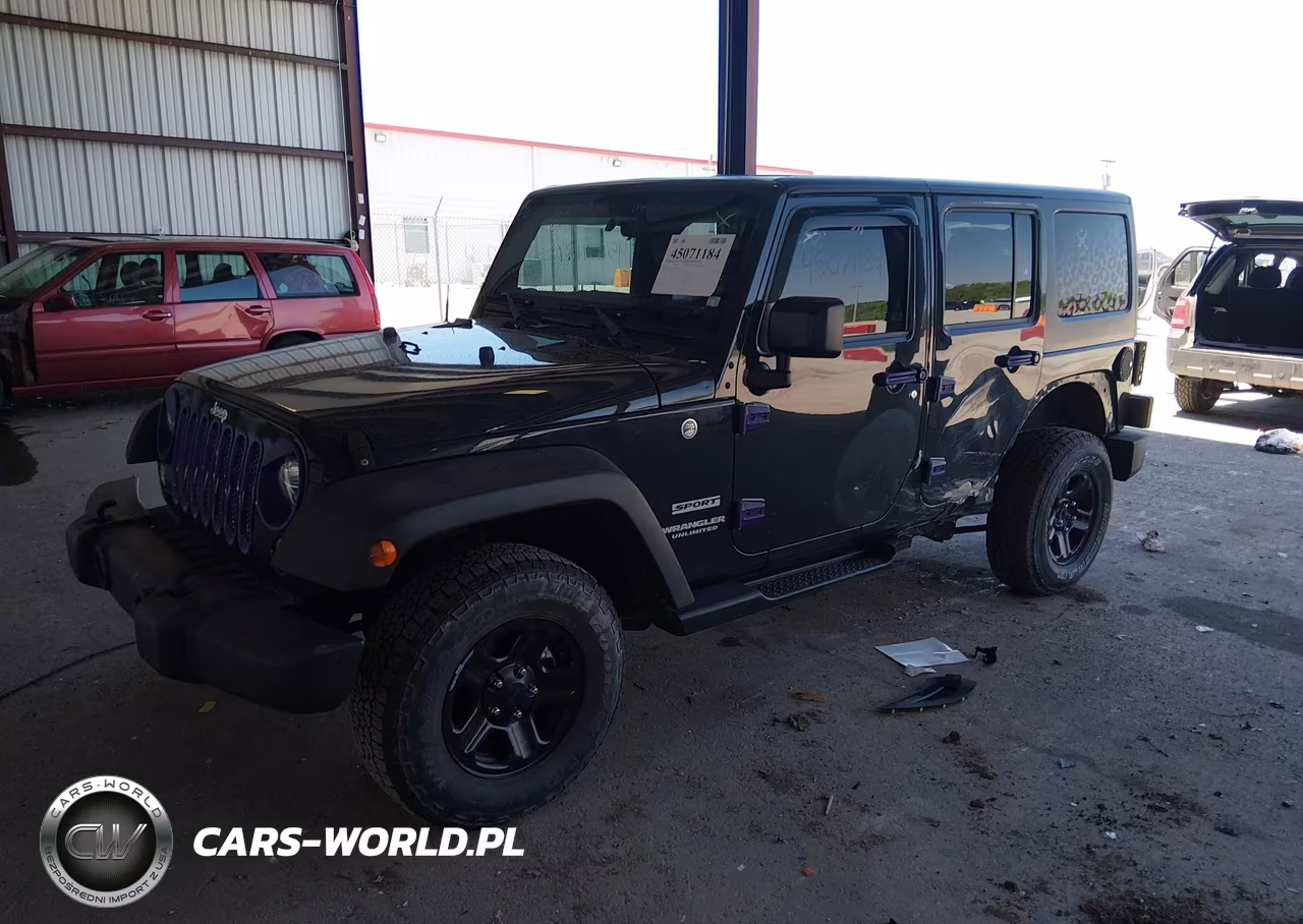 2017 Jeep Wrangler Unlimited Sport 4X4 VIN:1C4BJWDG3HL531980 - 2