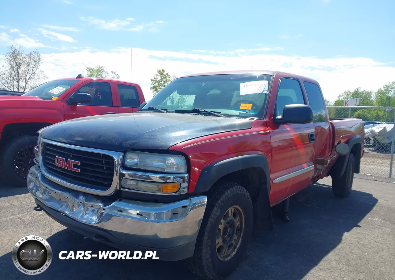 2002 GMC Sierra 1500 Sle VIN:2GTEK19V121351589 - 2