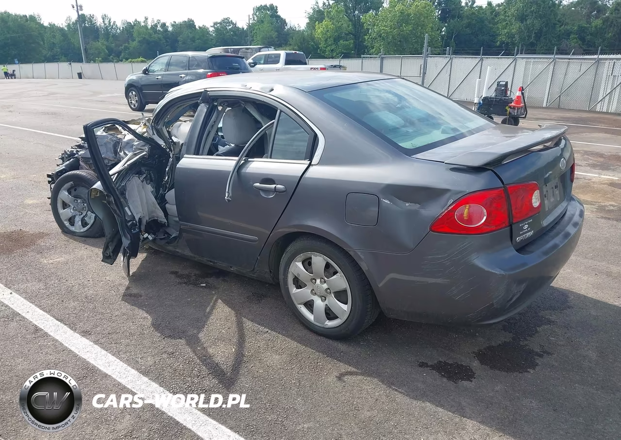 2008 Kia Optima Lx VIN:KNAGE123585245305 - 3