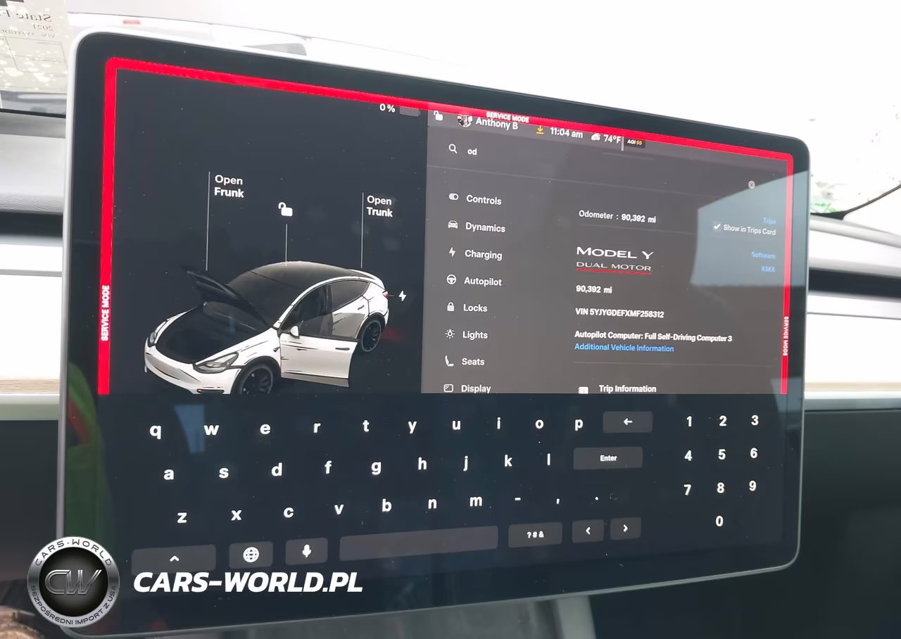 2021 Tesla Model Y Performance Dual Motor All-Wheel Drive VIN:5YJYGDEFXMF258312 - 7