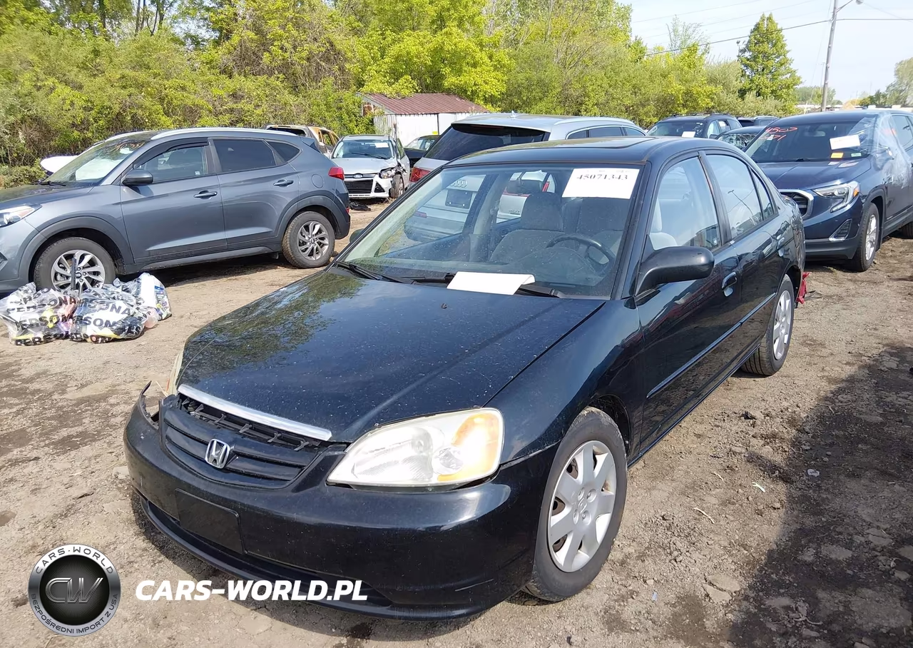 2002 Honda Civic Ex VIN:1HGES25752L001231 - 2