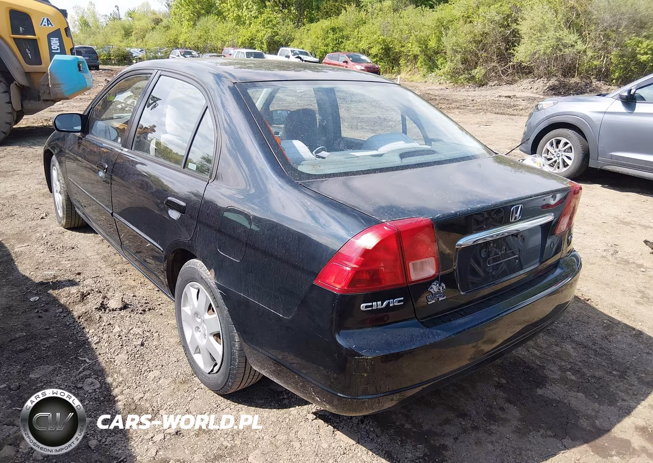 2002 Honda Civic Ex VIN:1HGES25752L001231 - 3